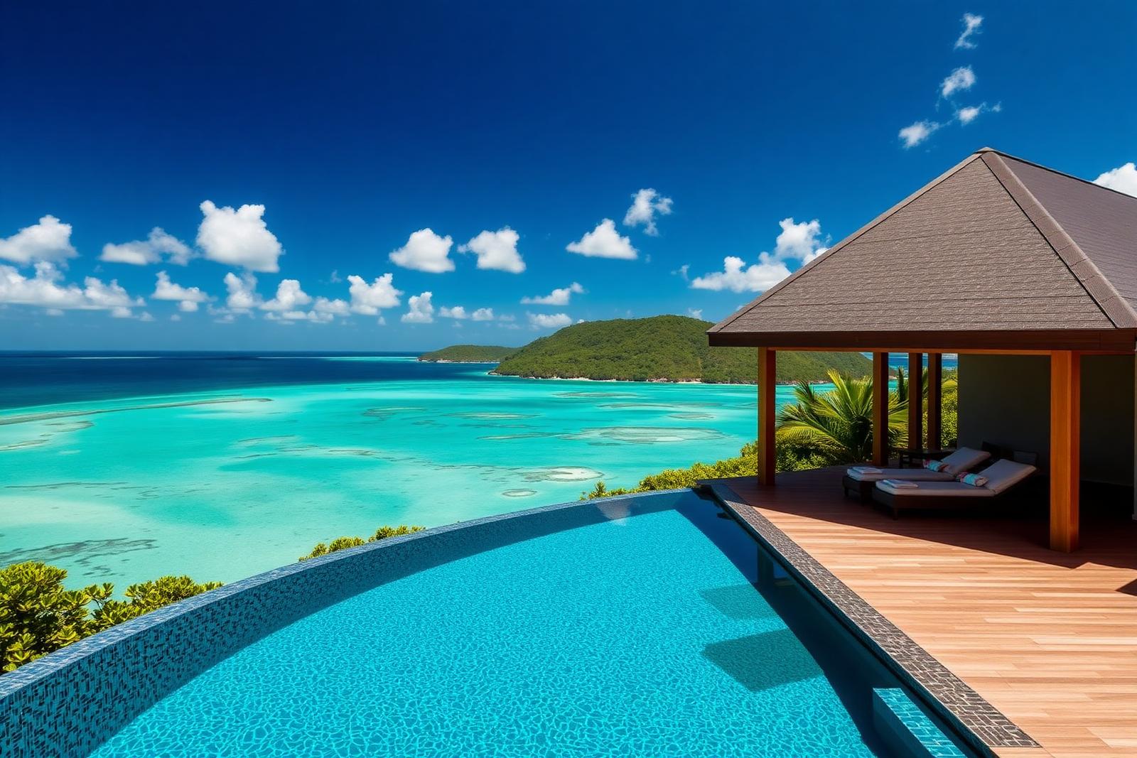Premium Australian luxury retreat with turquoise coastal views